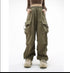 Parachute Cargo Drawstring Low Waist Pants